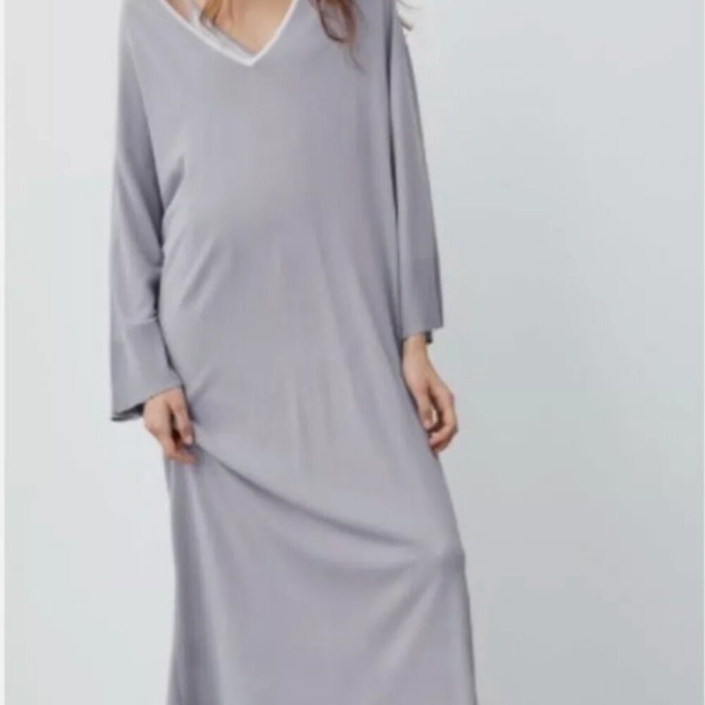 ZARA V Neck Maxi Tunic / Dress S